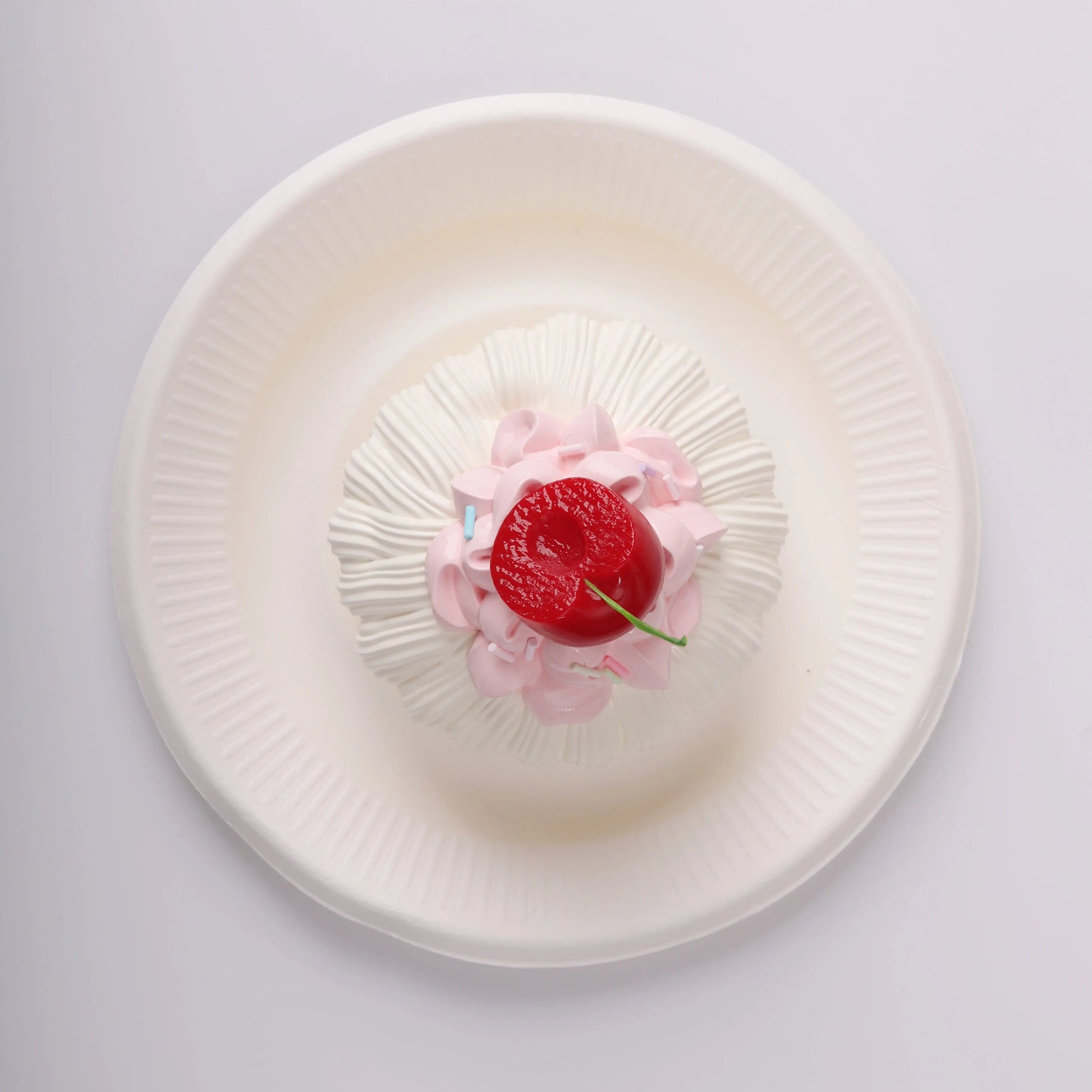 top view of Creamy Tree Summer Fruit Tart Squishy Toy