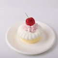 Creamy Tree Summer Fruit Tart Squishy Toy in a white plate