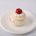 the details of Creamy Tree Cherry Macaron Cake Squishy Toy