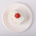 Top view of Creamy Tree Strawberry Filled Cake Squishy Toy