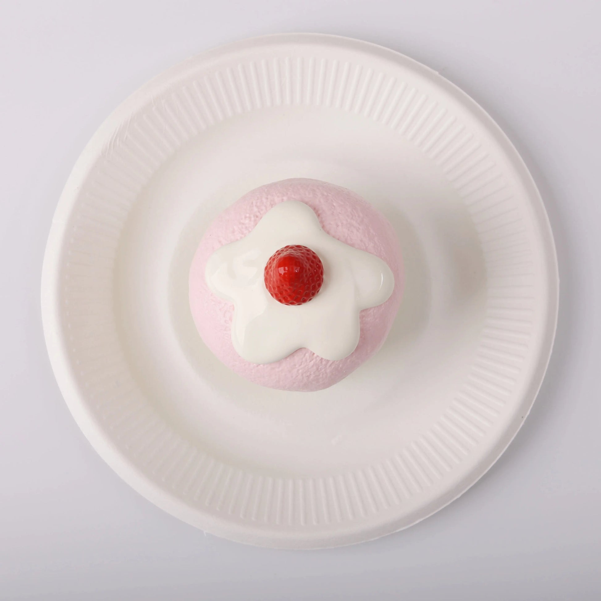 top view of Creamy Tree P-Green Cupcake Squishy Toy