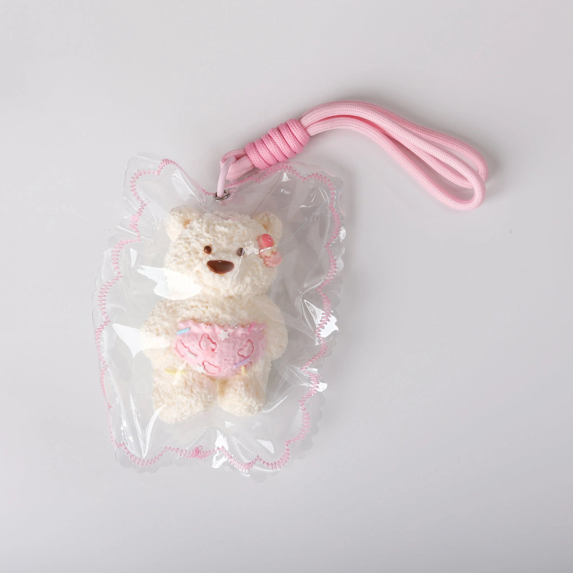 Front view of Creamy Tree Lily bear squishy toy