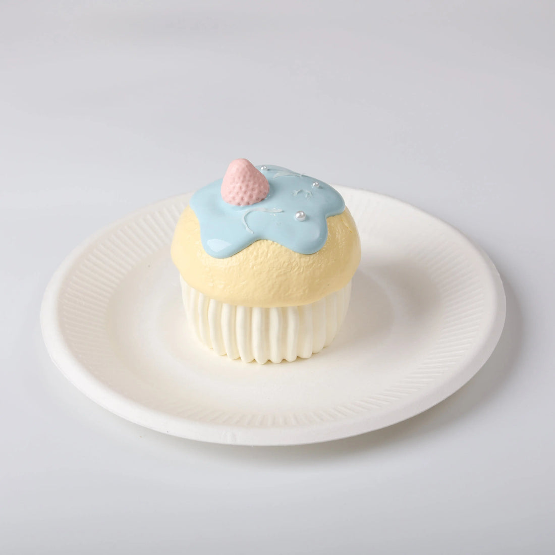 Blue Cupcake Squishy Toy