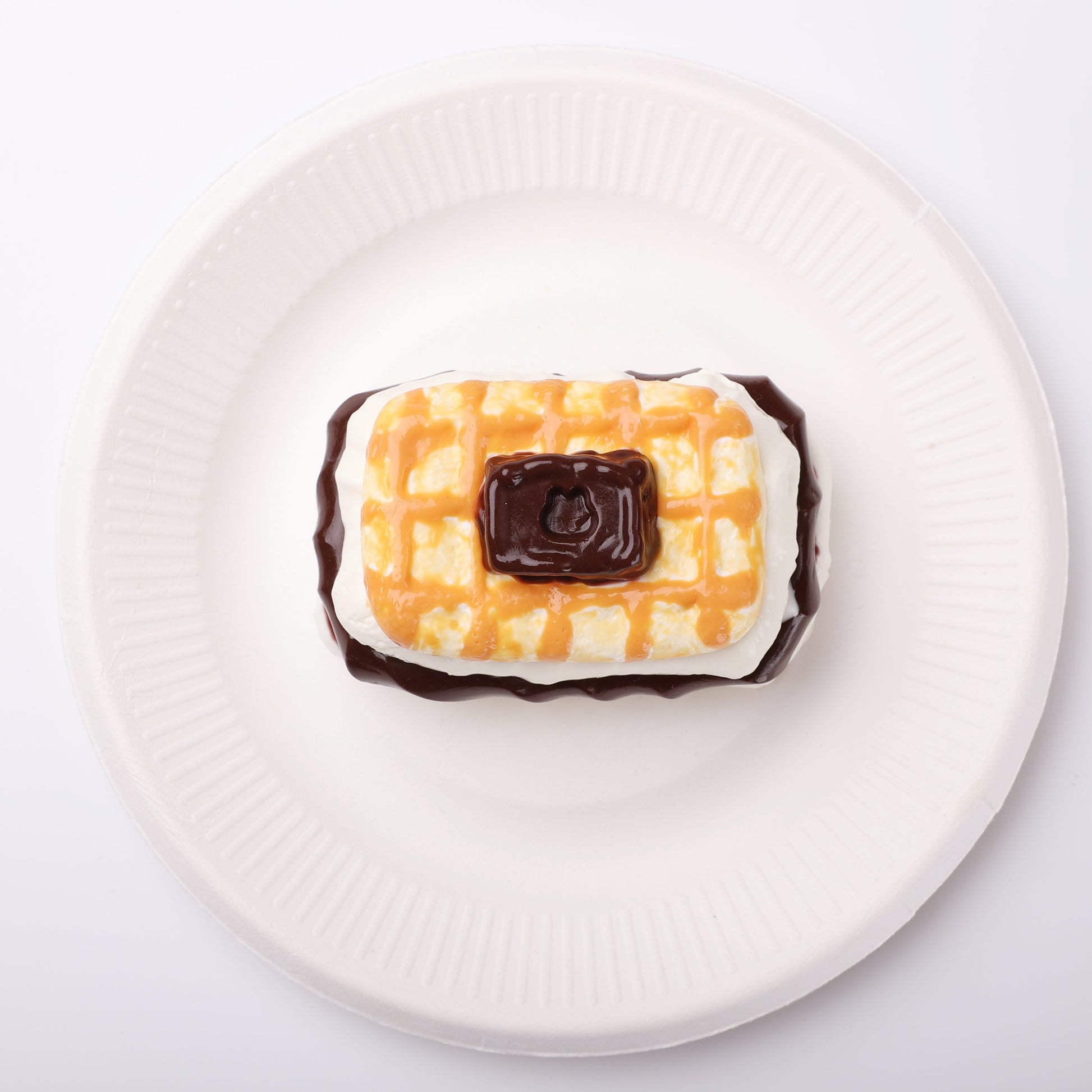 【CT286】Chocolate Filled Waffle Cookie Squishy Toy CREAMY TREE