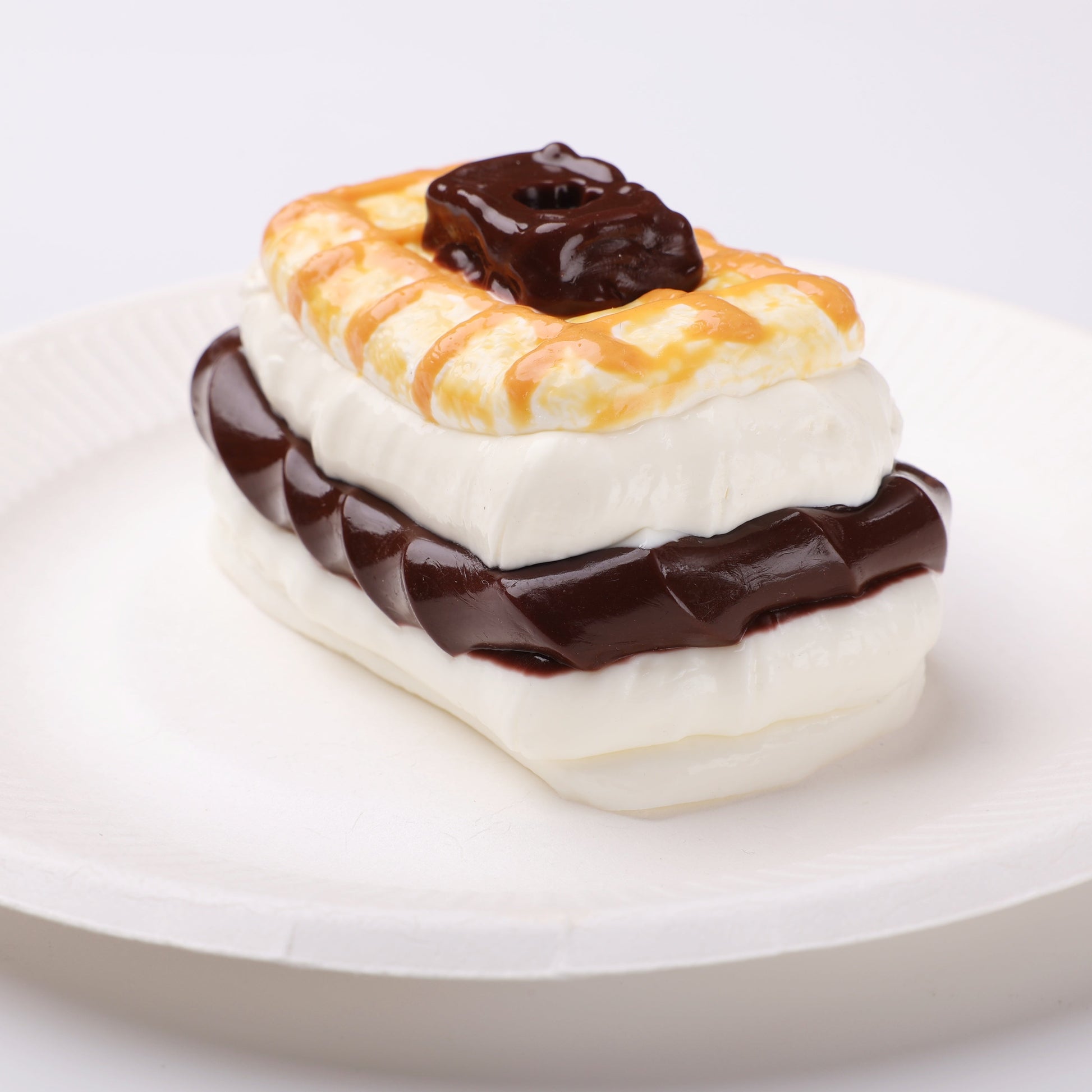 【CT286】Chocolate Filled Waffle Cookie Squishy Toy CREAMY TREE