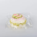 Side view of Fig Muffin food squishy toy