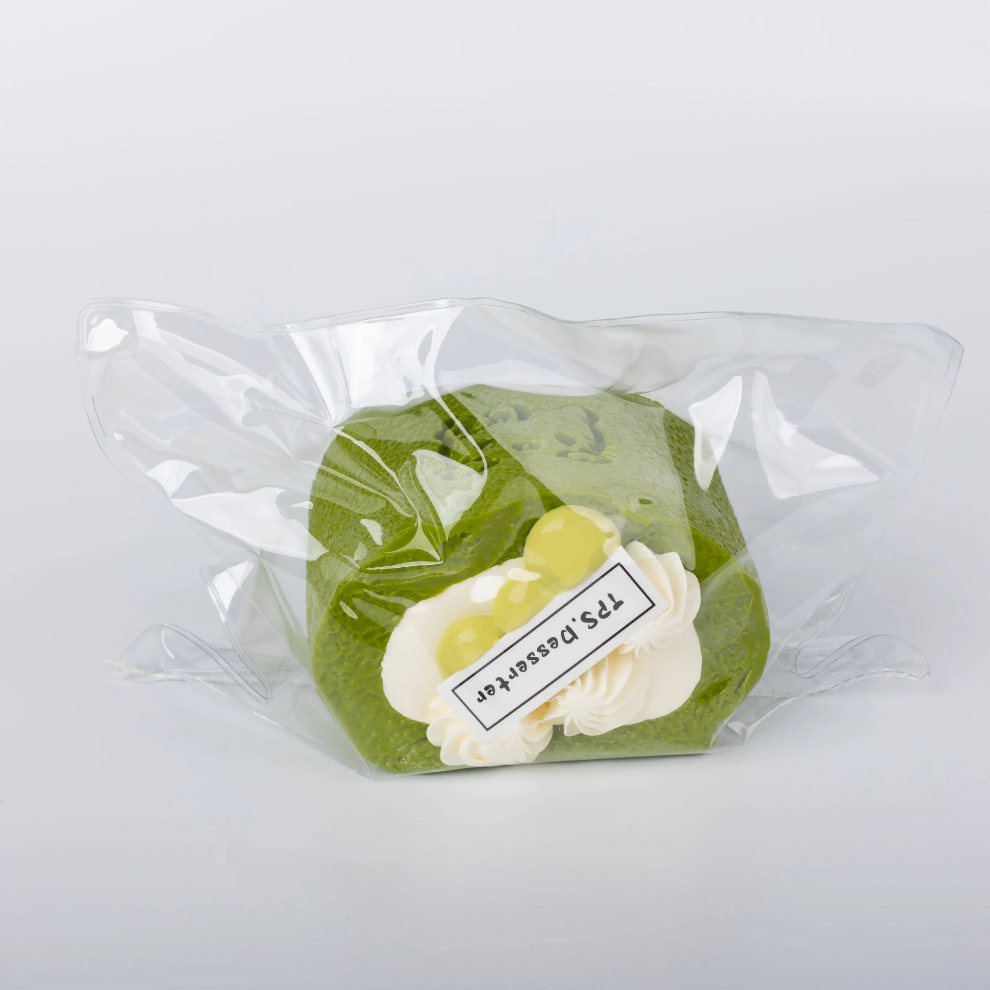 Creamy Tree Matcha Cream Roll food squishy front view