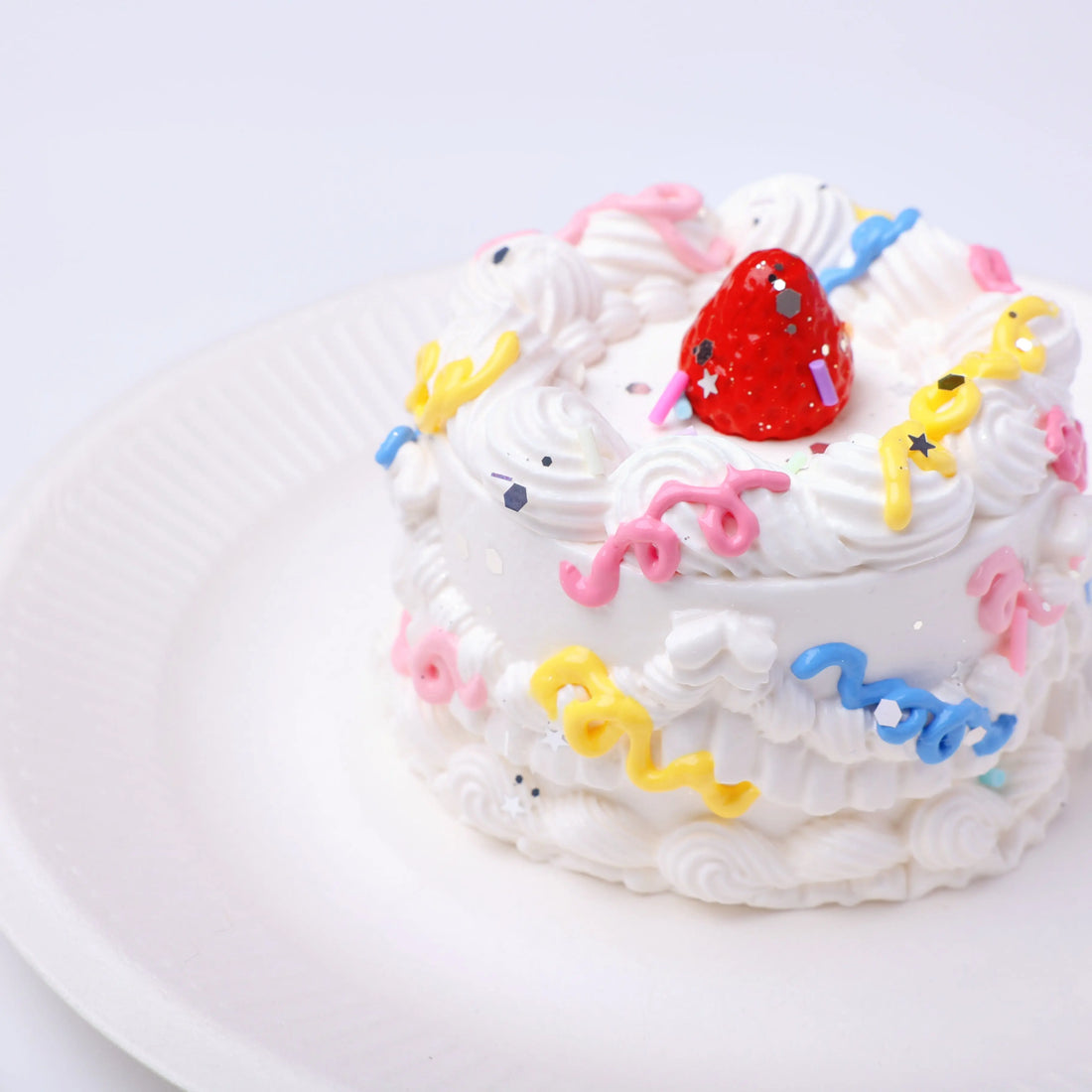 【CT227】Rainbow Frosting Cake Squishy Toy