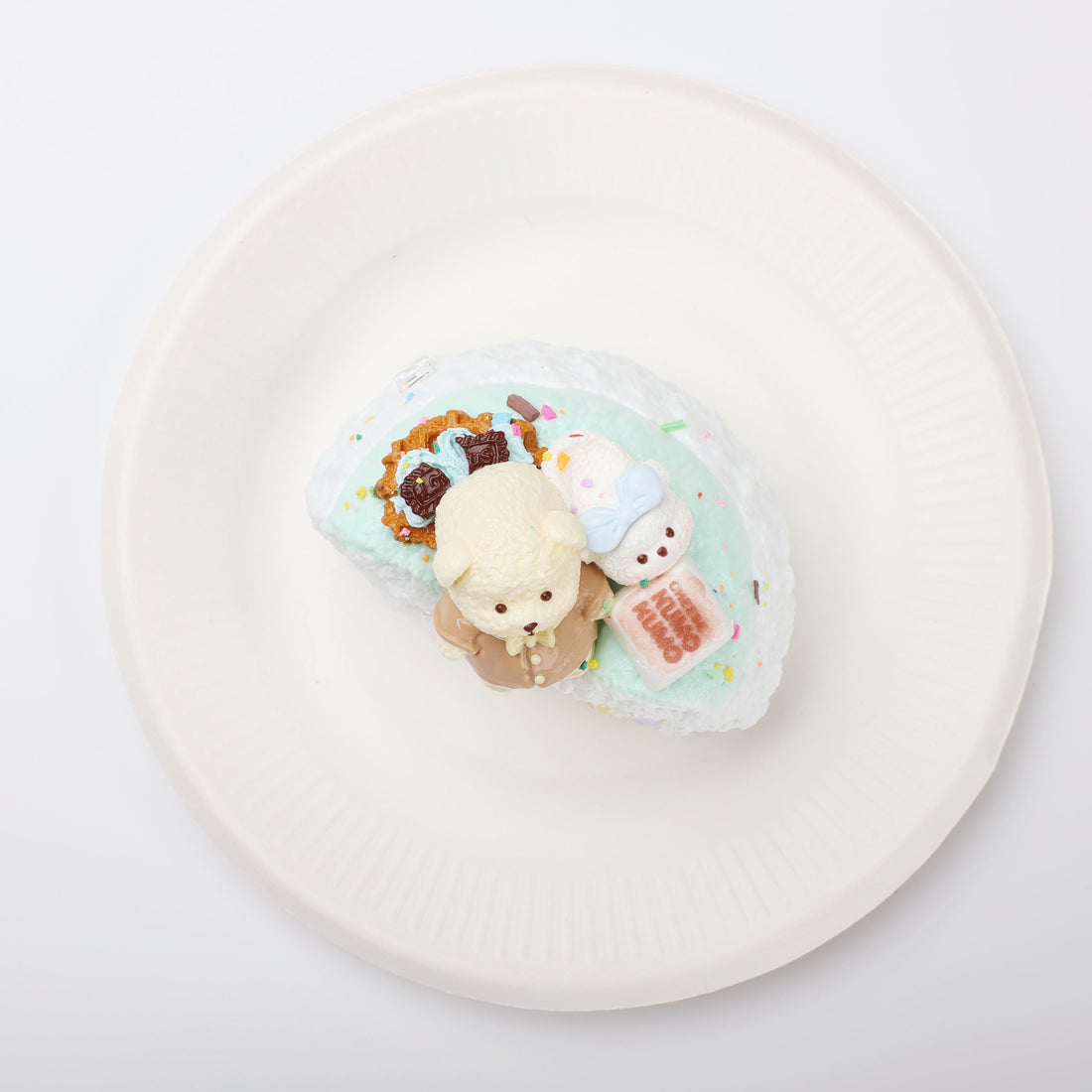 【CT262】Bear Wedding Cake (Bridegroom Bear) Squishy Toy CREAMY TREE