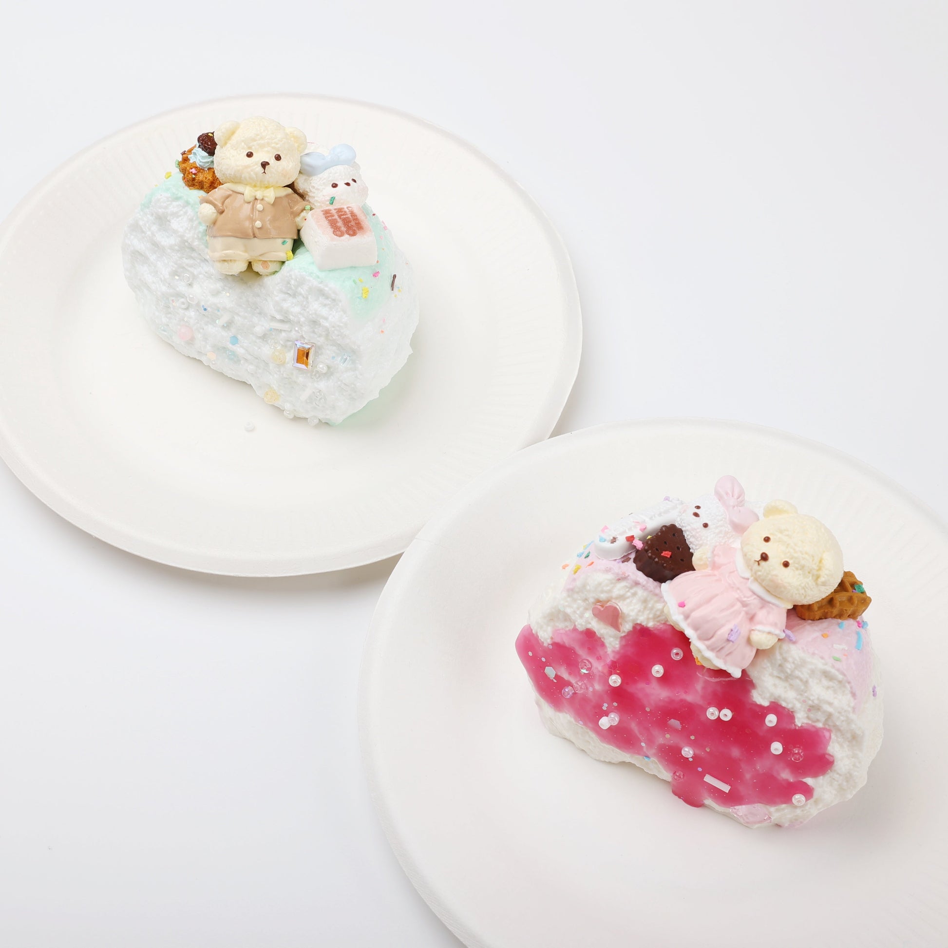 【CT262】Bear Wedding Cake (Bridegroom Bear) Squishy Toy CREAMY TREE