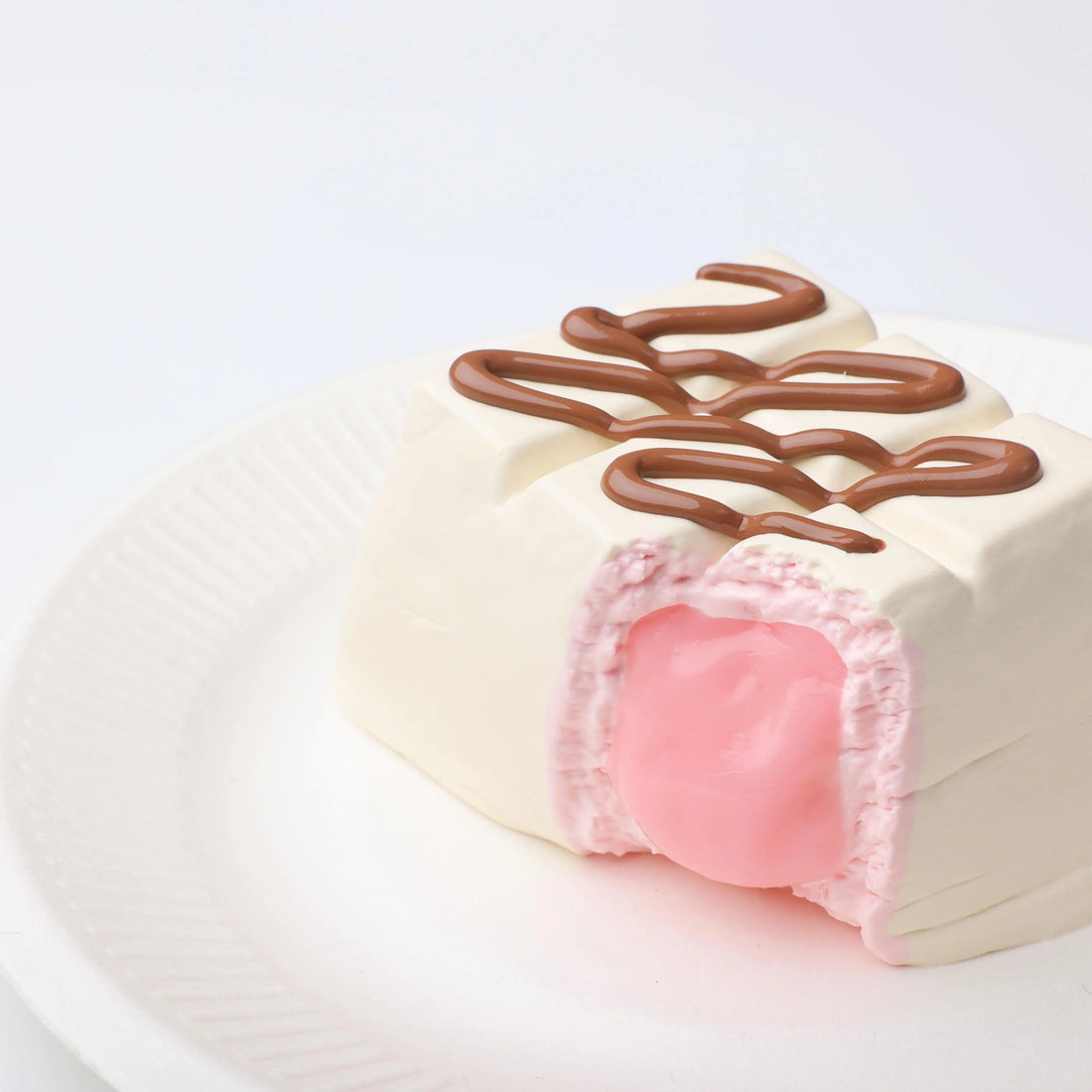 【CT176】Peach White Chocolate Squishy Toy