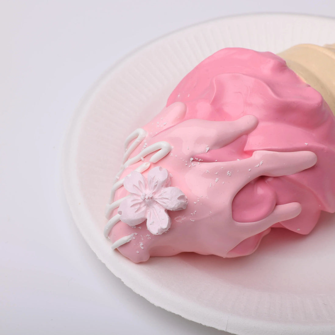 【CT190】Blush Light Snow - Cherry Blossom Ice Cream Squishy Toy