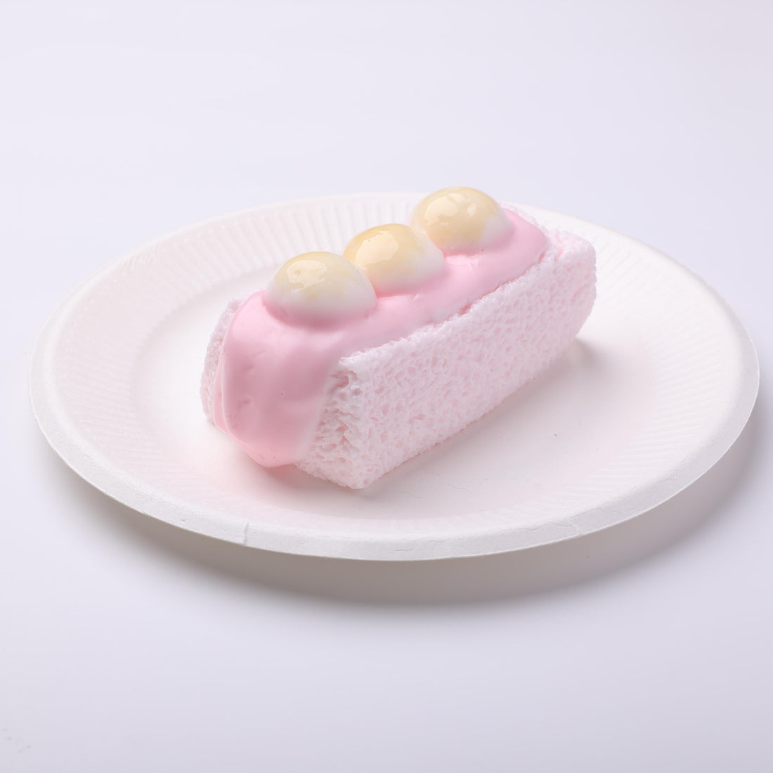 New [CT248] Cream Clay — Cheese & Soy Milk Toast Silicone Squeeze Toy, Stress Relief Toy CREAMY TREE