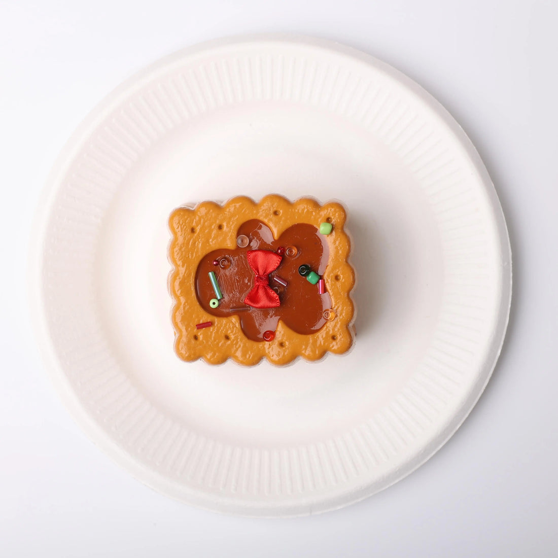 Gingerbread Man Hollow Cookies Squishy Toy