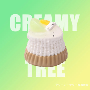 【CT211】【クリーム粘土】メロン チーズ カヌレケーキ スクイーズ