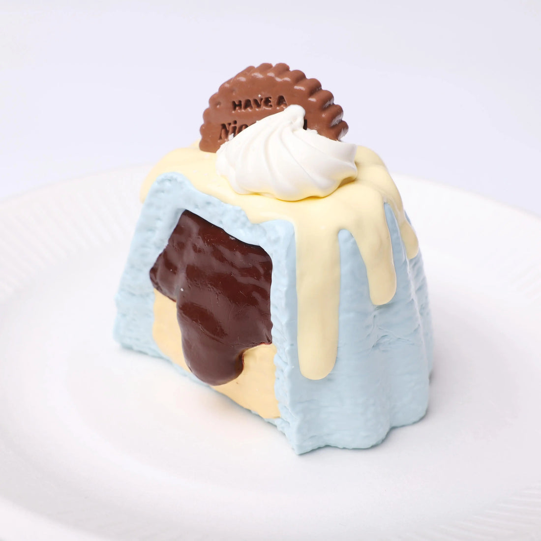 【CT231】‘Clock out on time’ Mint Chocolate Canelé Squishy Toy CREAMY TREE