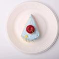 CREAMY TREE Blue Cherry Cake Slice Squishy Toy