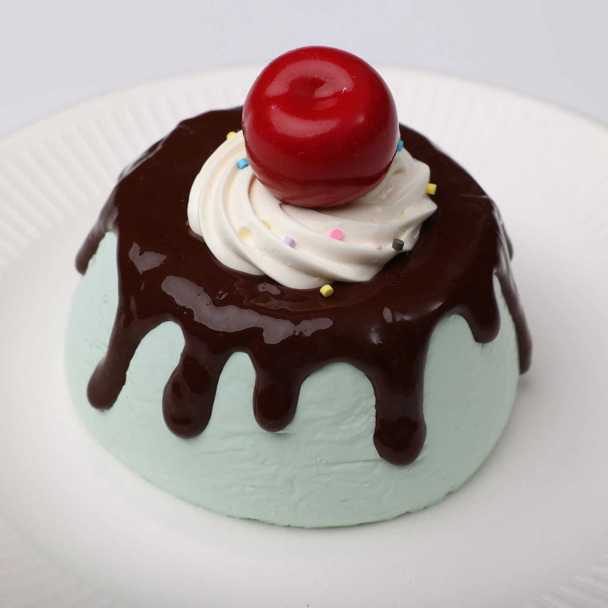 CREAMY TREE Cherry Mint Pudding Squishy Toy
