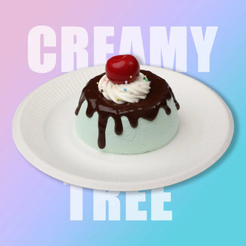 CREAMY TREE Cherry Mint Pudding Squishy Toy