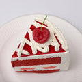 CREAMY TREE Cherry Red Berry Slice Cake Squishy Toy