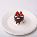 CREAMY TREE Chocolate Drizzle Strawberry Mini Cake Squishy Toy