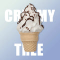CREAMY TREE Chocolate Ice Cream Cone Squishy Toy