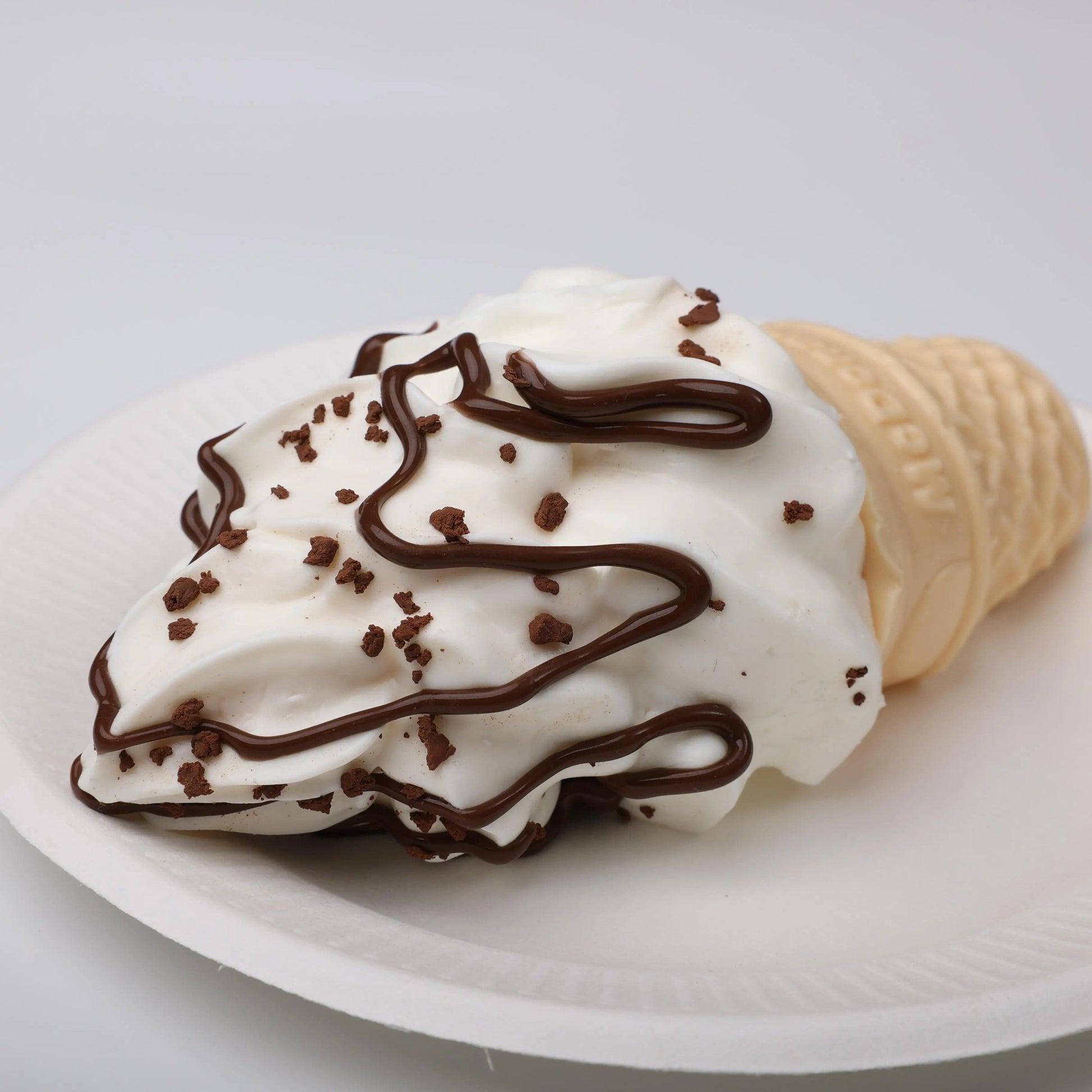 CREAMY TREE Chocolate Ice Cream Cone Squishy Toy