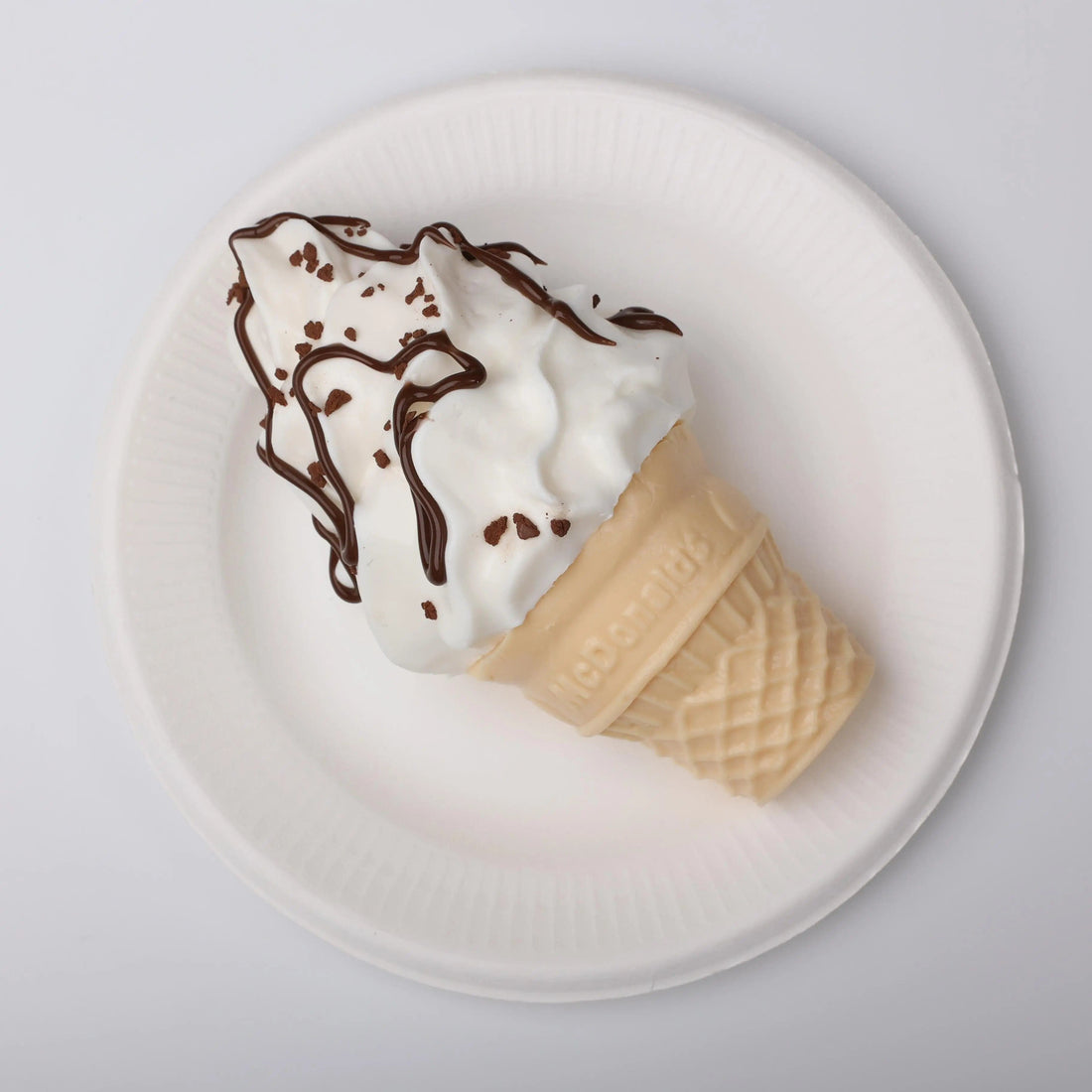 CREAMY TREE Chocolate Ice Cream Cone Squishy Toy