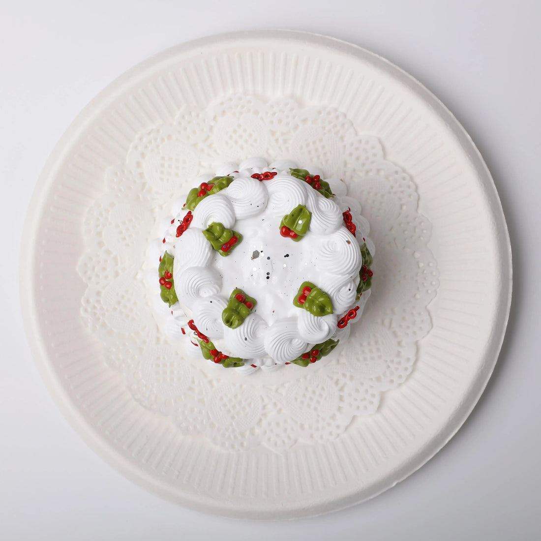 CREAMY TREE Christmas Round Cake Squishy Toy