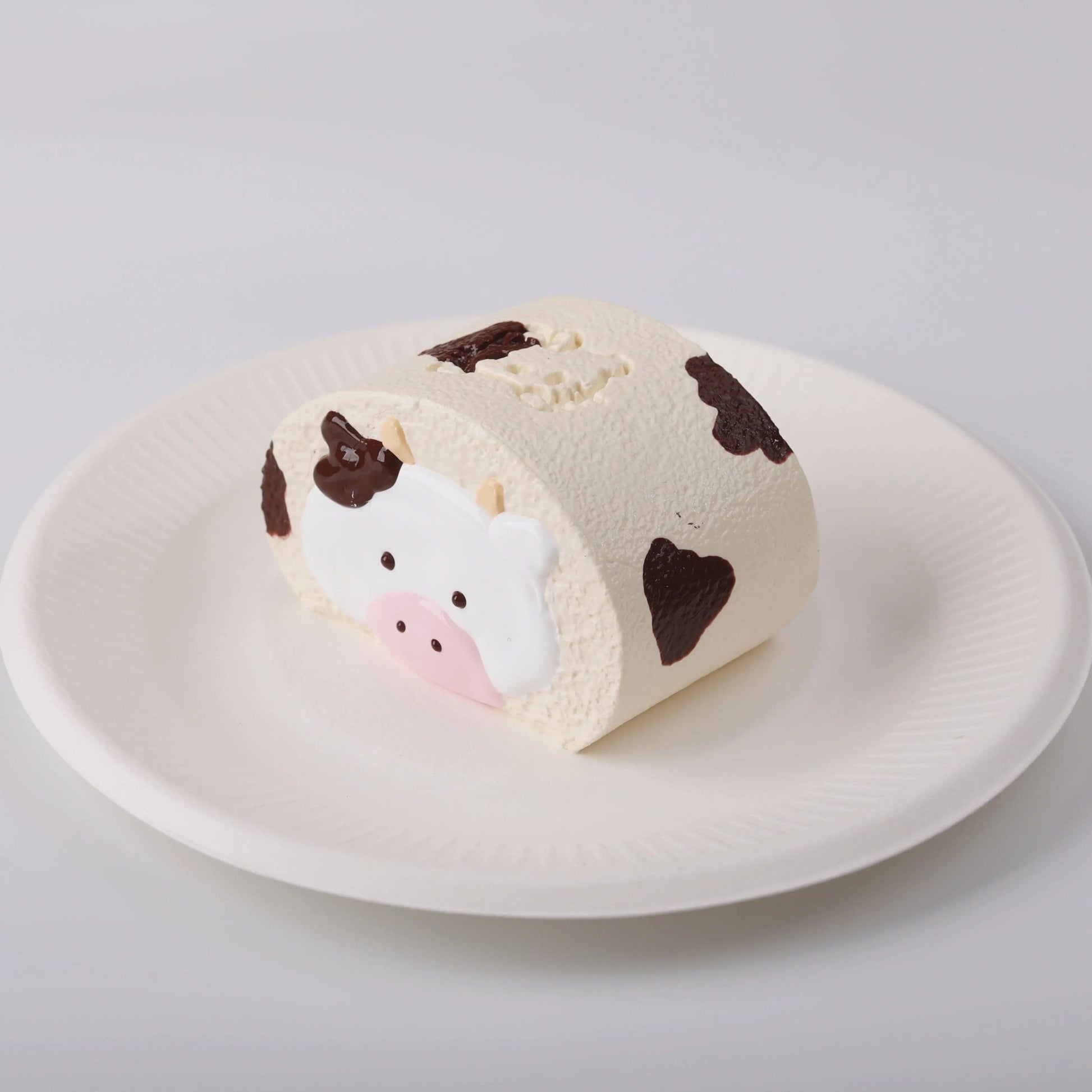 CREAMY TREE Cow Swiss Roll Squishy Toy
