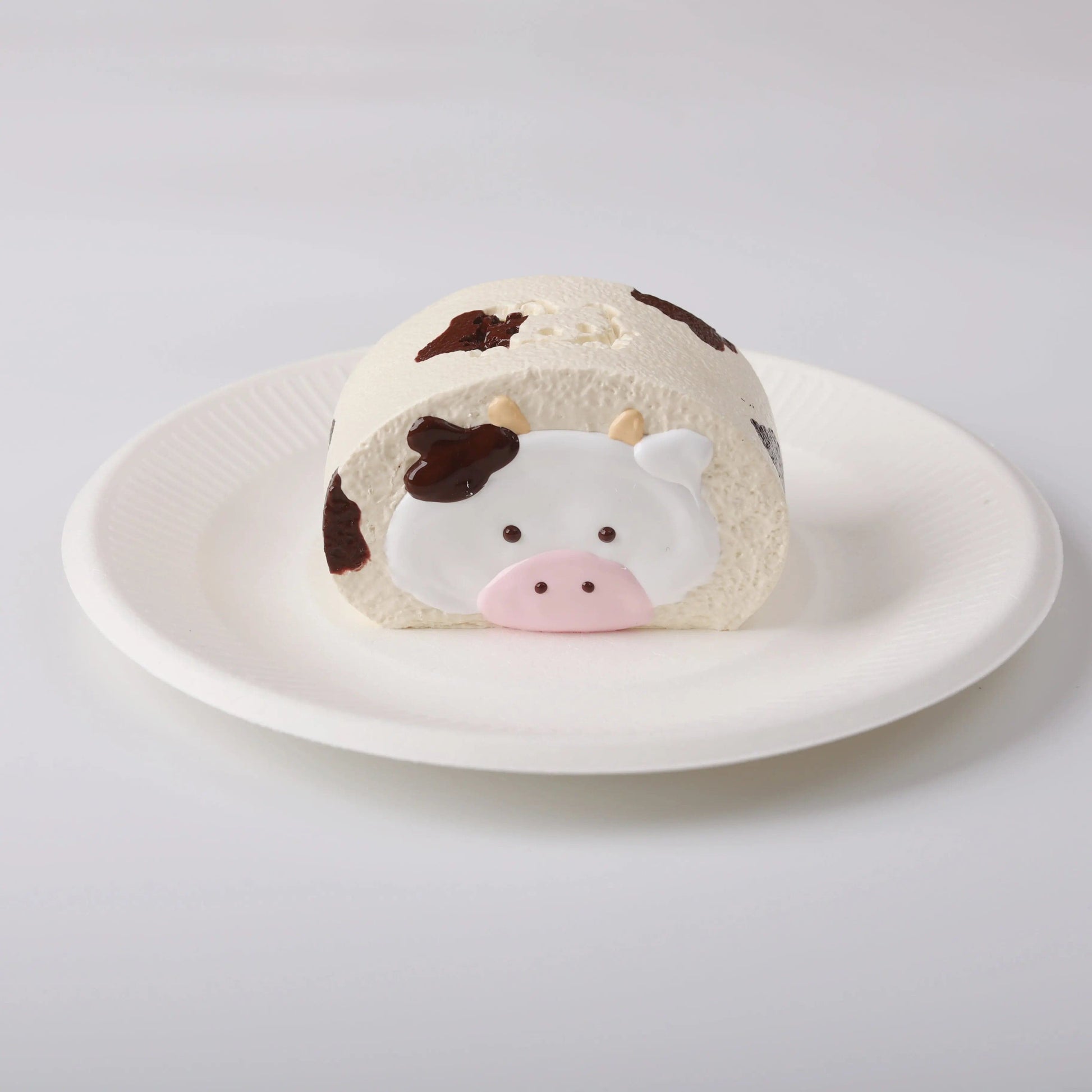 CREAMY TREE Cow Swiss Roll Squishy Toy