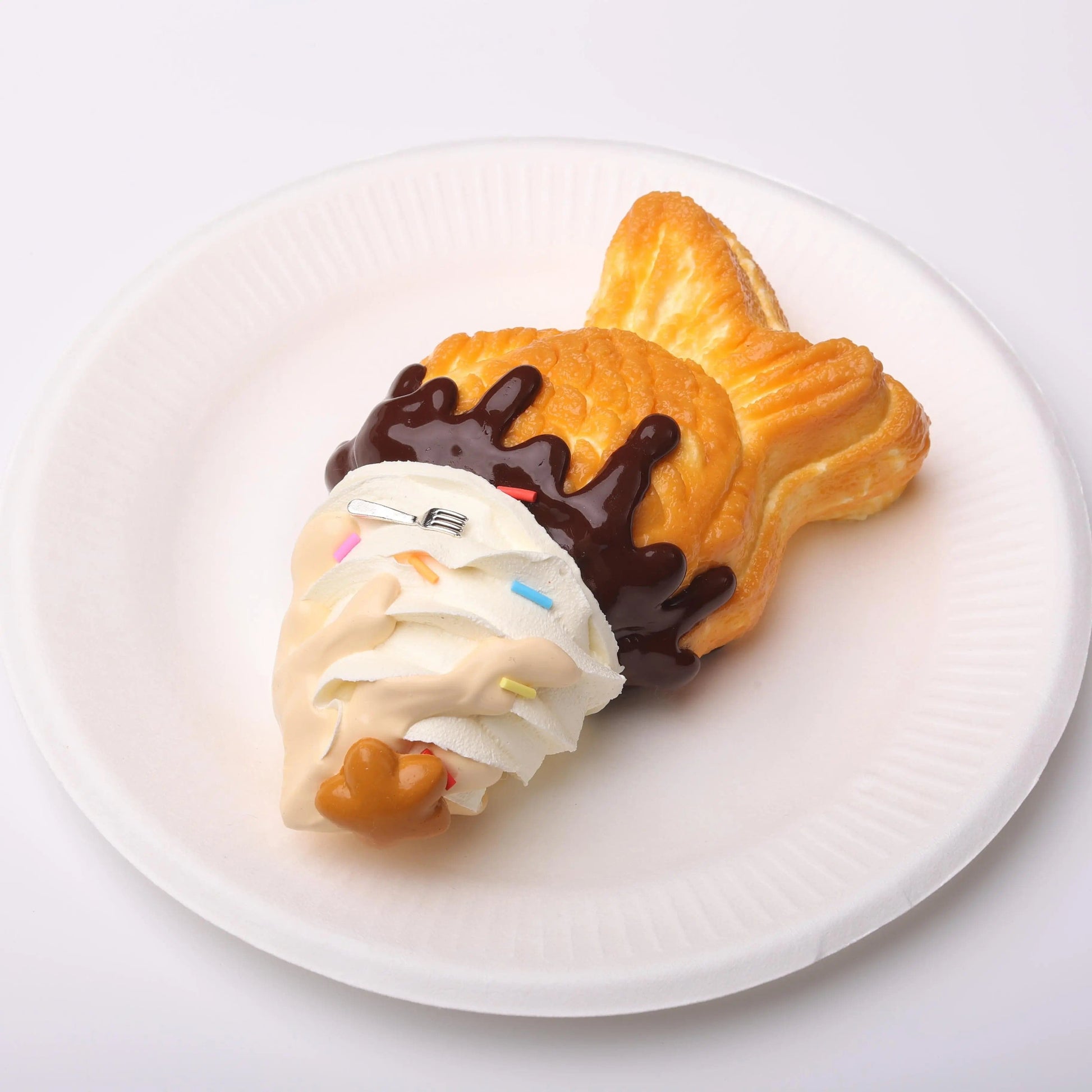 CREAMY TREE Creamy Tree Ice Cream Taiyaki Squishy Toy