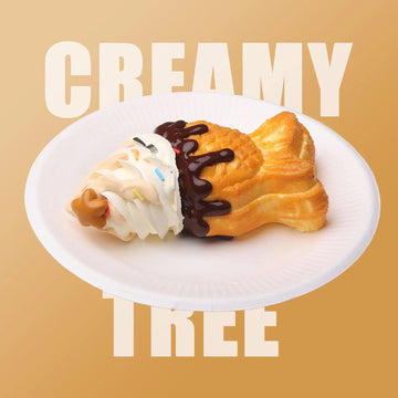 CREAMY TREE Creamy Tree Ice Cream Taiyaki Squishy Toy