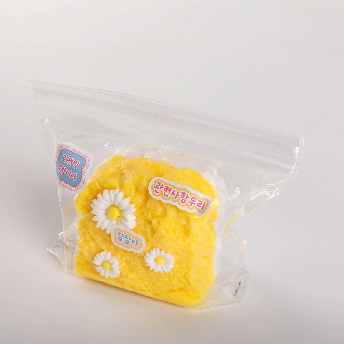 Creamy Tree Daisy Toast Squishy Toy