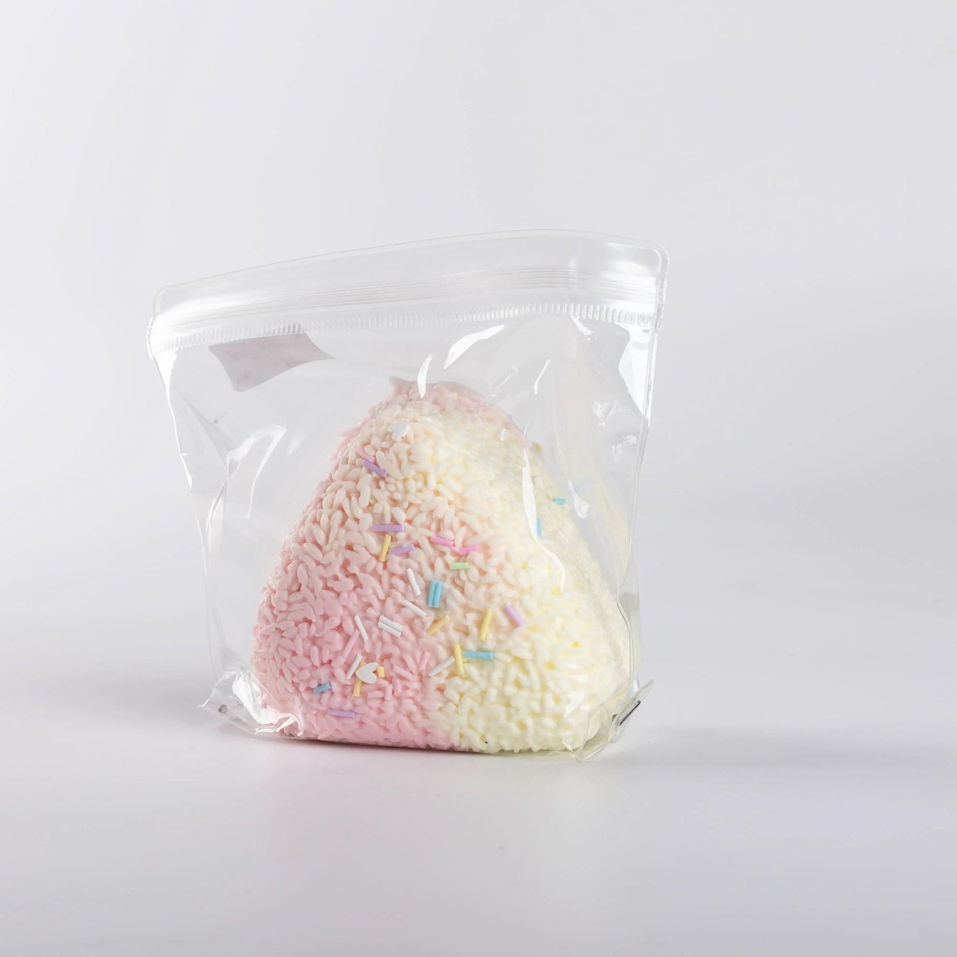 Creamy Tree white and pink rice ball squishy toy