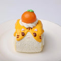 CREAMY TREE Ginger Cat Swiss Roll Squishy Toy