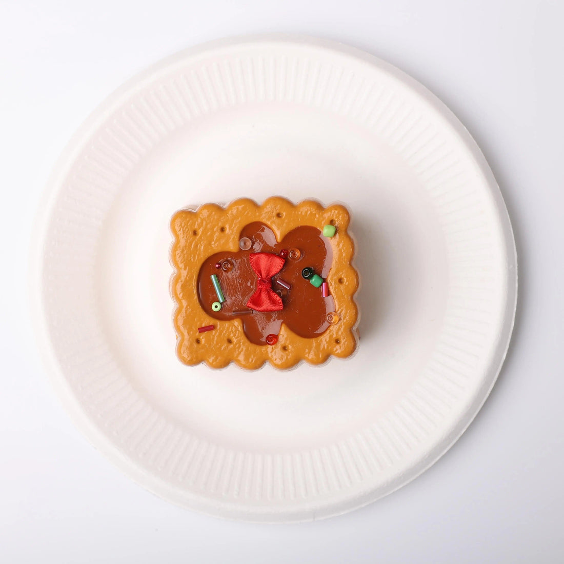 CREAMY TREE Gingerbread Man Hollow Cookies Squishy Toy