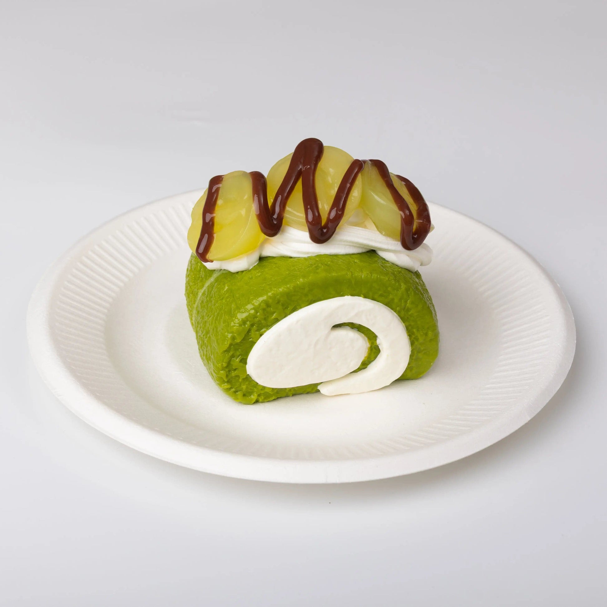 CREAMY TREE Green Grape Swiss Roll Squishy Toy