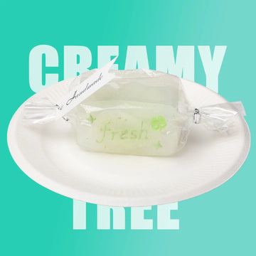 CREAMY TREE Hand-Painted Green Candy Squishy Toy