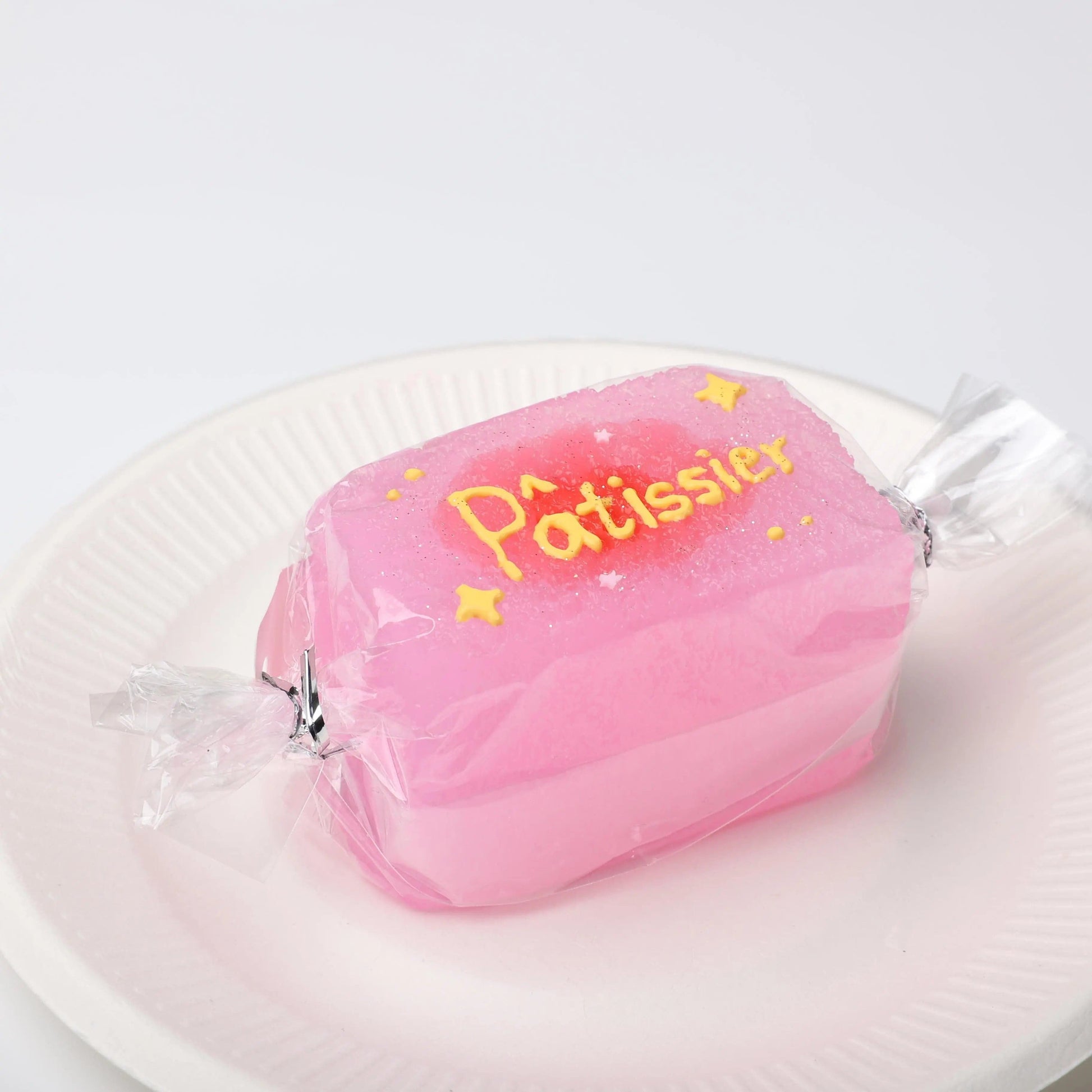 CREAMY TREE Hand-Painted Pink Candy Squishy Toy