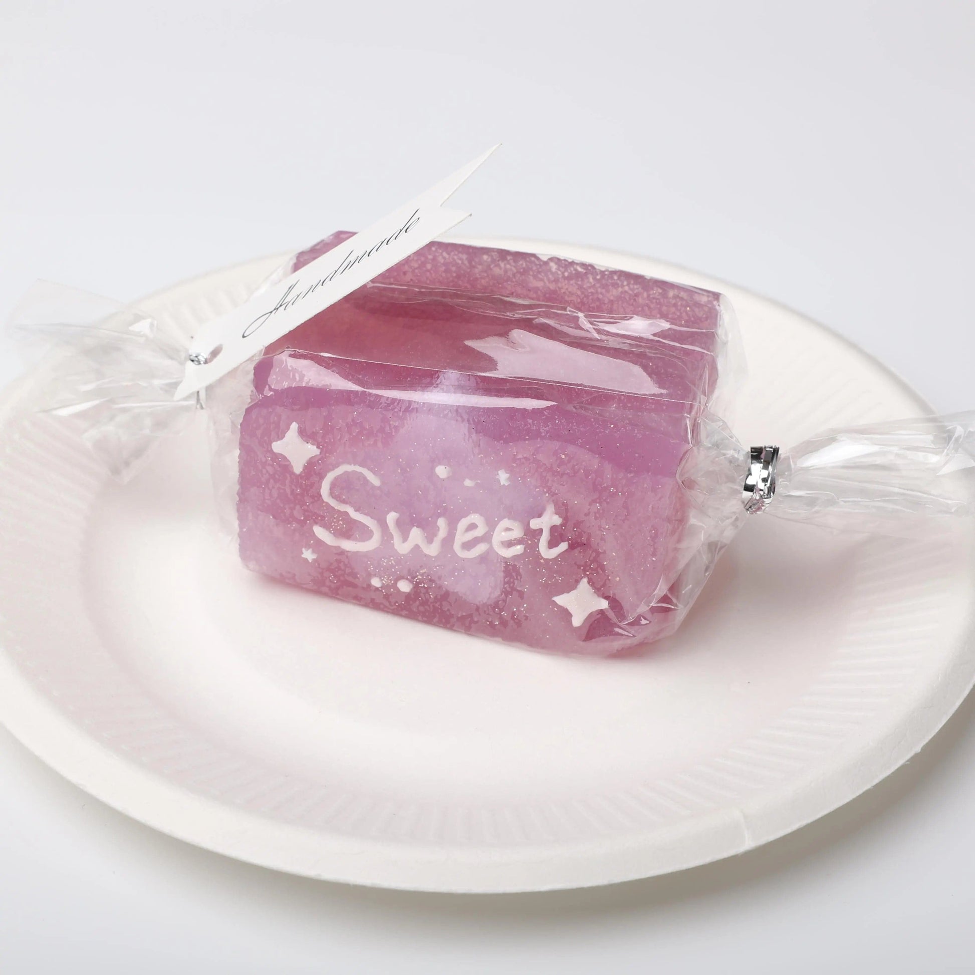 CREAMY TREE Hand-Painted Purple Candy Squishy Toy