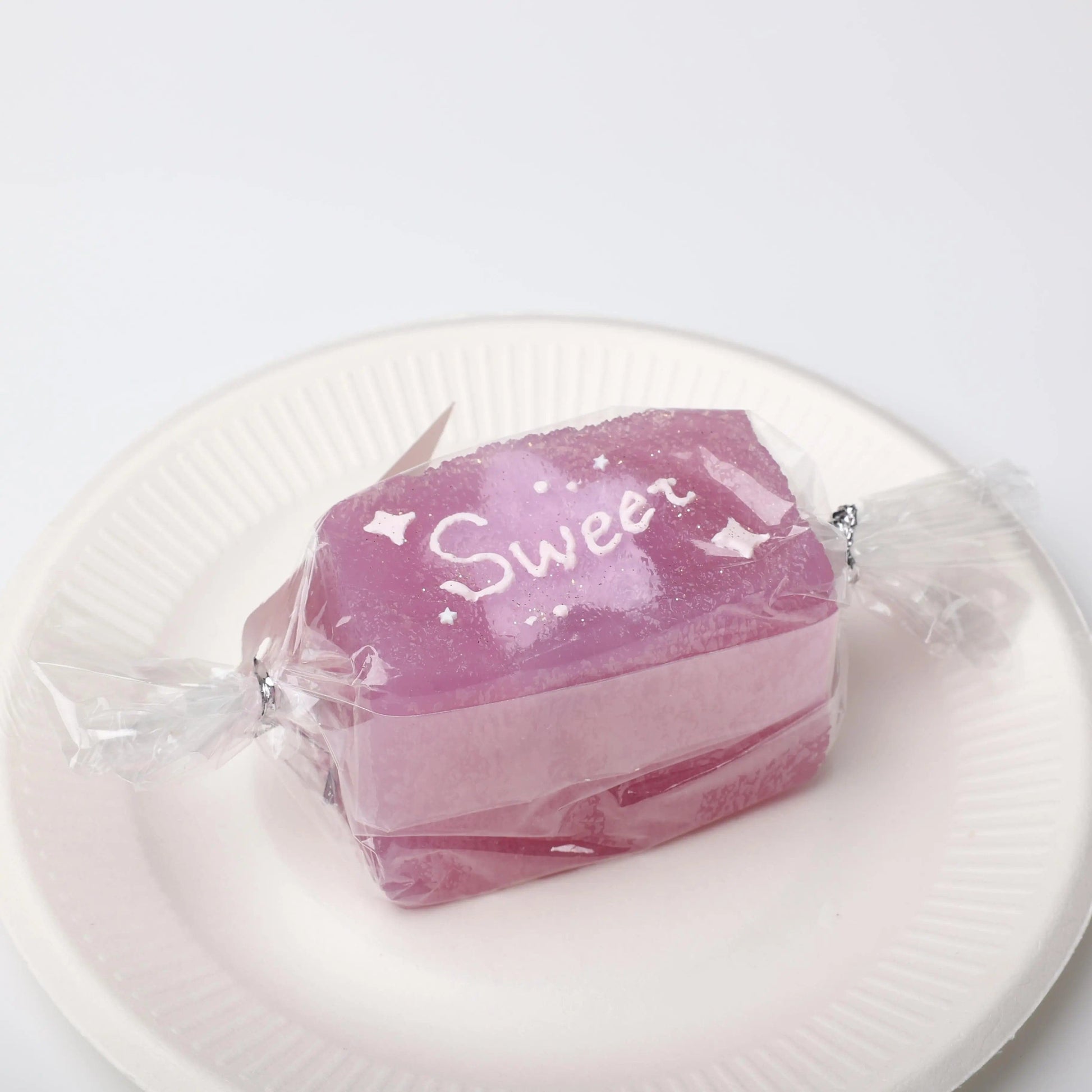 CREAMY TREE Hand-Painted Purple Candy Squishy Toy