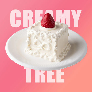 CREAMY TREE Jenny Berry Cream Cube Squishy Toy