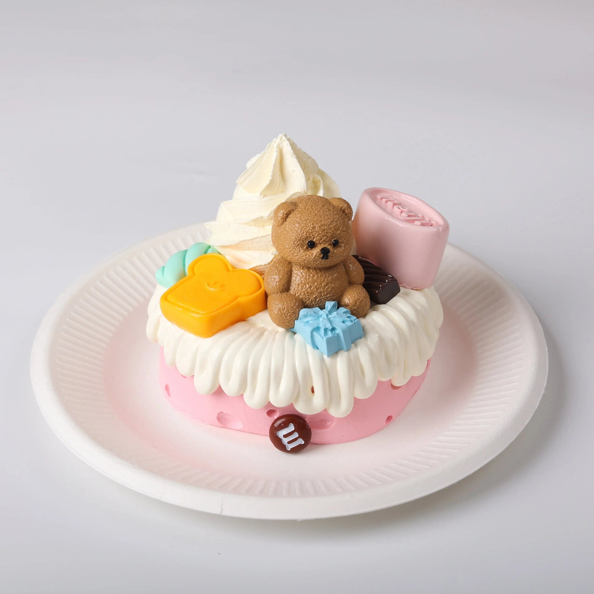 CREAMY TREE Little Bear Party Cake Squishy Toy