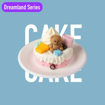 CREAMY TREE Little Bear Party Cake Squishy Toy