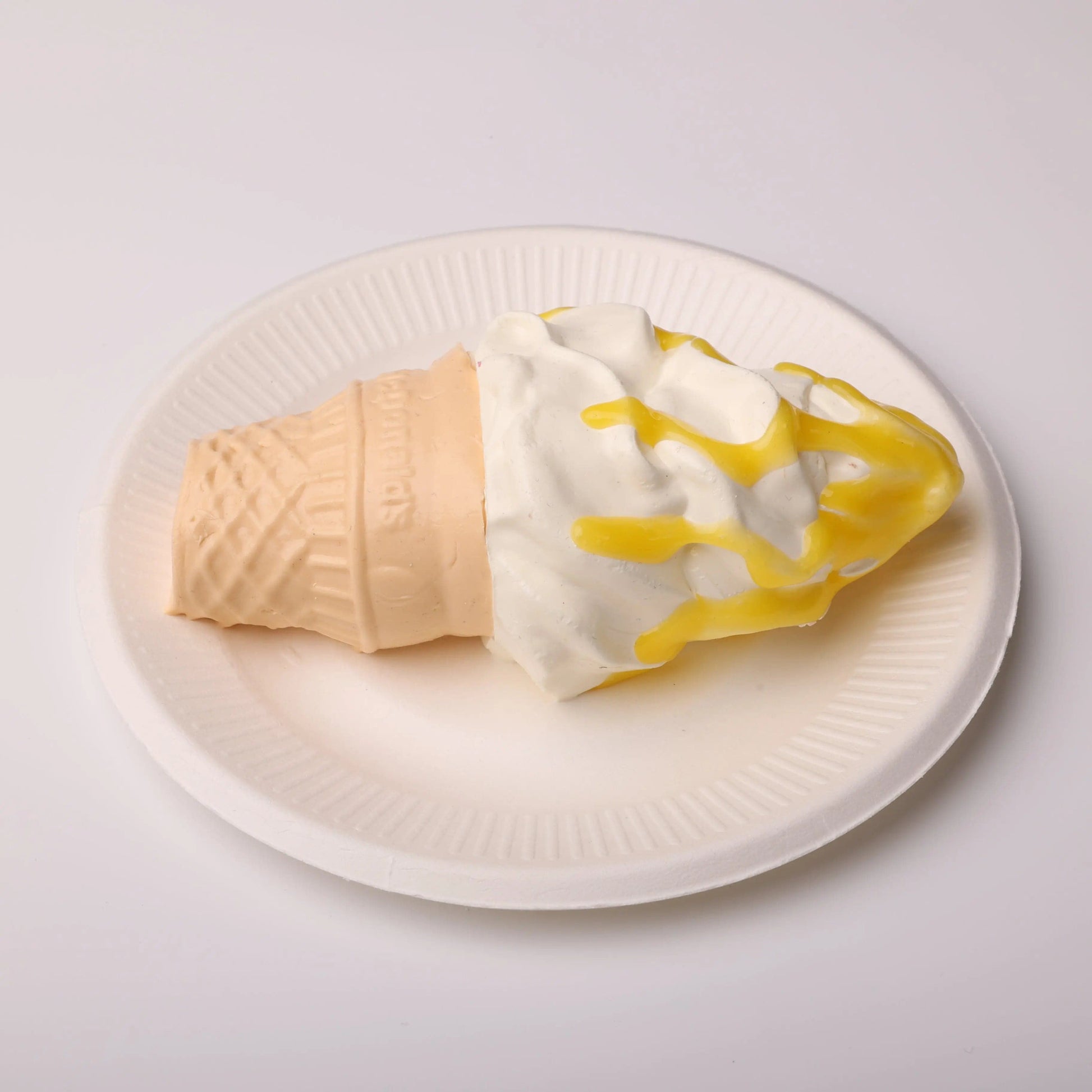 CREAMY TREE Mango Sauce Ice Cream Cone Squishy Toy
