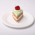 CREAMY TREE Matcha Cherry Cake Slice Squishy Toy
