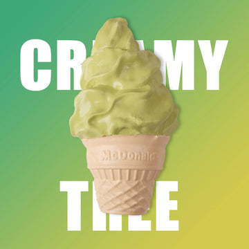 CREAMY TREE Matcha Ice Cream Cone Squishy Toy