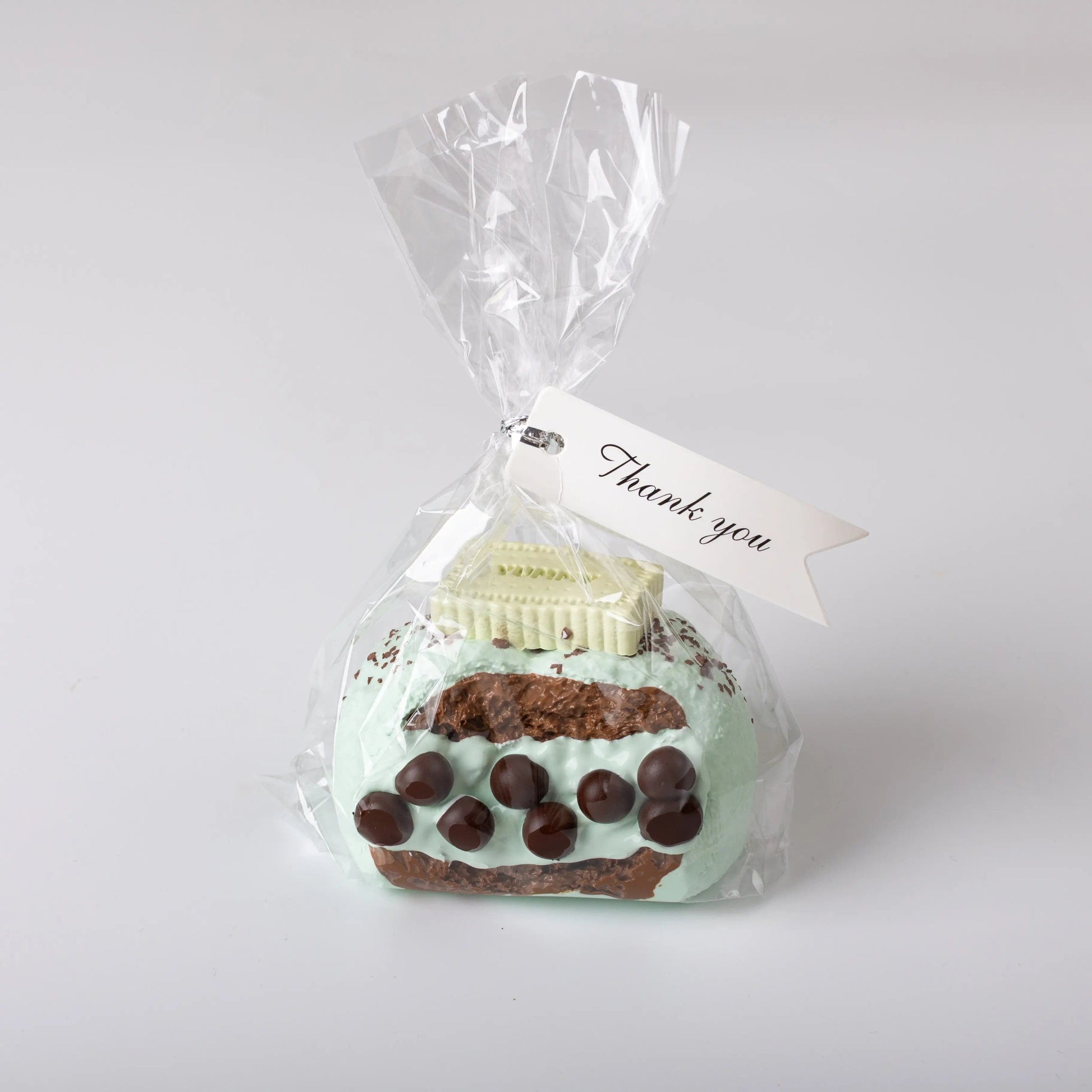 CREAMY TREE Mint Chocolate Cream Puff Squishy Toy