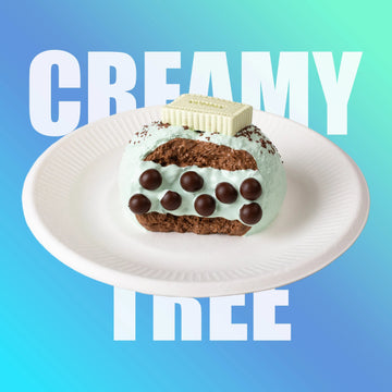 CREAMY TREE Mint Chocolate Cream Puff Squishy Toy